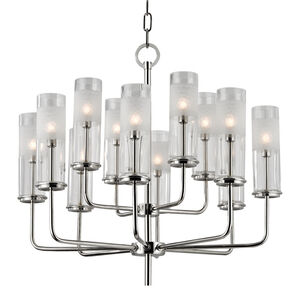 Wentworth 12 Light 25 inch Polished Nickel Chandelier Ceiling Light
