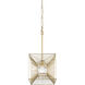 Arcade 1 Light 10 inch French Gold Pendant Ceiling Light