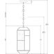 Bardolph 1 Light 8.5 inch Antique Brass Pendant Ceiling Light