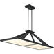 Stiles LED 48 inch Sand Coal Island Chandelier Ceiling Light