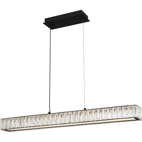 Reese LED 37 inch Matte Black Island Light Ceiling Light, Medium