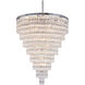 Canada 30 Light 36 inch Chrome Chandelier Ceiling Light