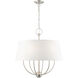 Ridgecrest 6 Light 24 inch Brushed Nickel Pendant Chandelier Ceiling Light