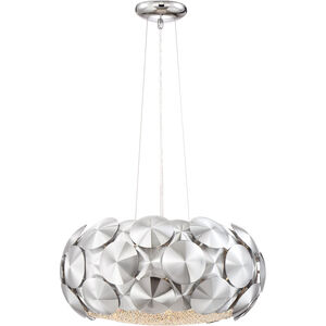 Zeev Lighting Crown 6 Light 20 inch Chrome with Crystal Chandelier Ceiling Light CD10186/6/CH - Open Box