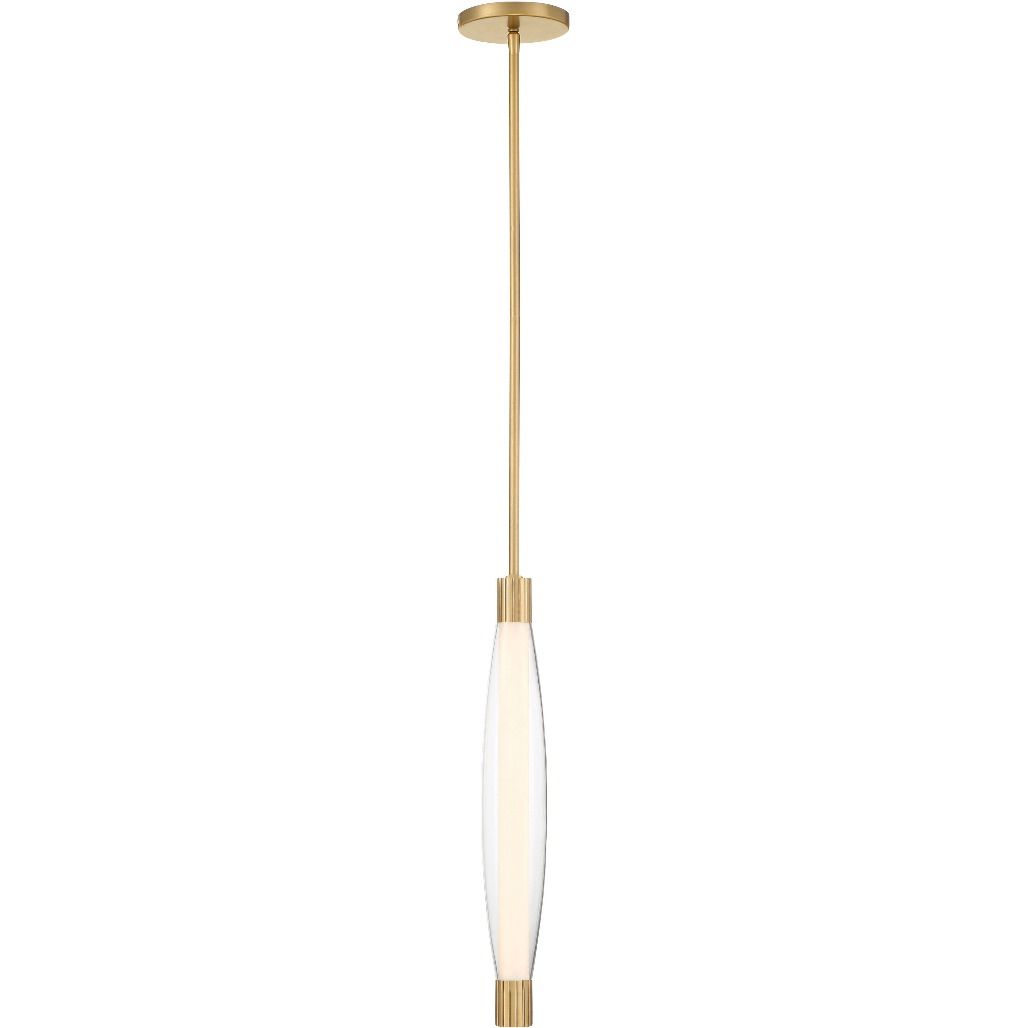 Verto LED 3 inch Legacy Brass Pendant Ceiling Light