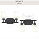 Reines 2 Light 14.75 inch Matte Black Bath Vanity Wall Light