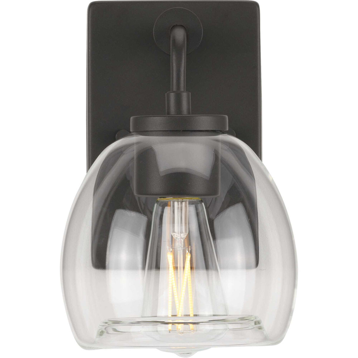 Caisson 1 Light 8 inch Graphite Bath Vanity Wall Light