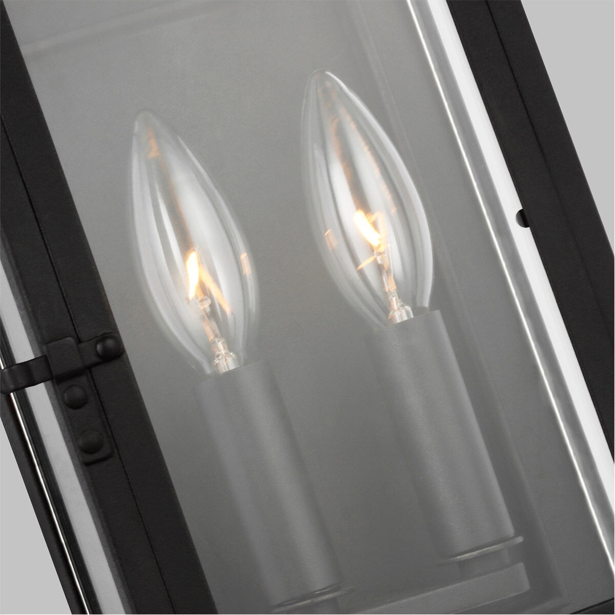 C&M by Chapman & Myers Hingham 2 Light 12 inch Textured Black Outdoor Wall Lantern