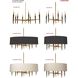 Langford 6 Light 32 inch Vintage Bronze with Cream Chandelier Ceiling Light in Vintage Brass