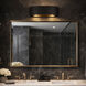 Cannery 2 Light 16 inch Dark Bronze and French Gold Vanity Light Wall Light