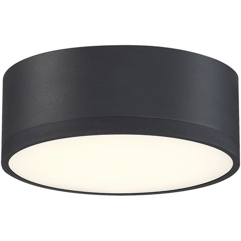 Beat LED 6.75 inch Black Flush Mount Ceiling Light