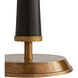 Dempsey 68 inch 150.00 watt Bronze and Vintage Brass Floor Lamp Portable Light