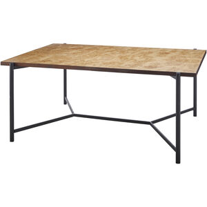 Judith 72 X 42 inch Top: Brown; Base: Gray Dining Table