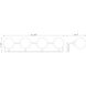 Parsons 4 Light 33.25 inch Matte Black and Brushed Nickel Vanity Wall Light