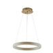 Canada LED 17.72 inch Sand Gold Chandelier Ceiling Light in 3000K/4000K/6000K