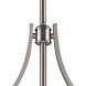 Chadwick 3 Light 47 inch Satin Nickel Linear Chandelier Ceiling Light