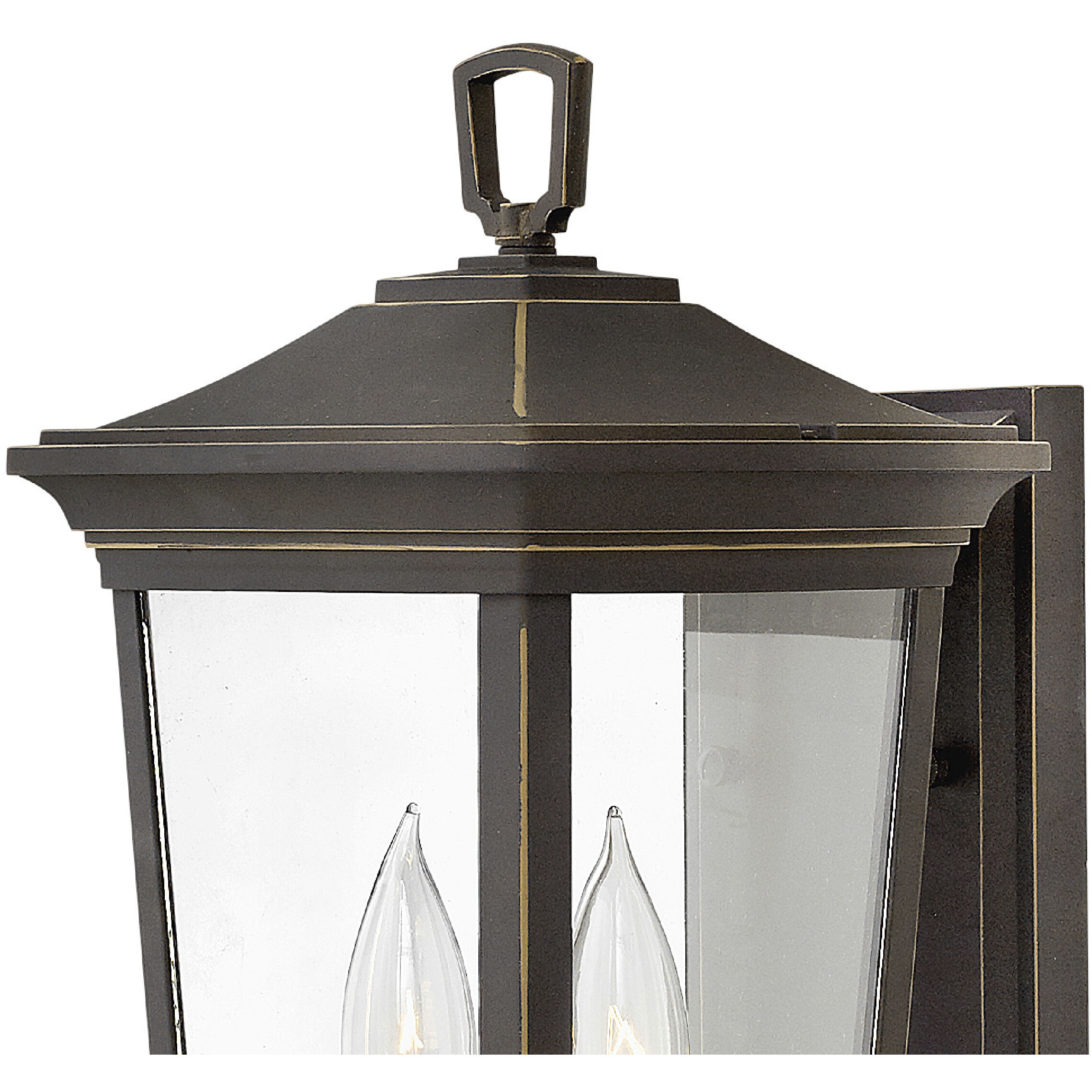 Bromley LED 16 inch Oil Rubbed Bronze Outdoor Wall Mount Lantern, Small