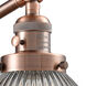 Seneca Falls 18 inch 60.00 watt Antique Copper Swing Arm Wall Light, Franklin Restoration