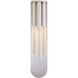 Kelly Wearstler Rousseau LED 4.5 inch Polished Nickel Multi-Drop Sconce Wall Light in Etched Crystal, Medium