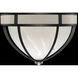 Mirage 3 Light 18.75 inch Black Flush Mount Ceiling Light