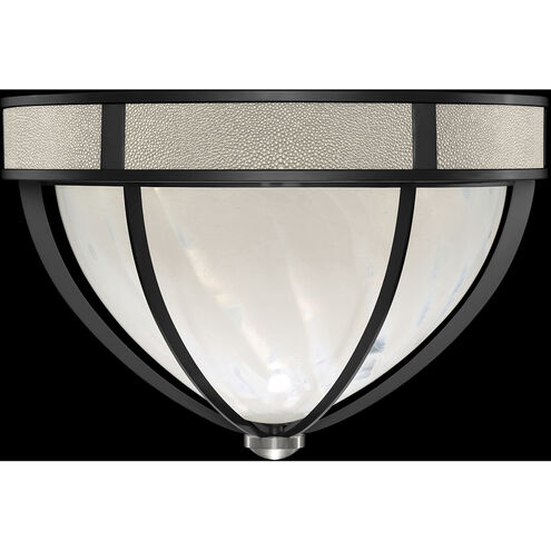 Mirage 3 Light 18.75 inch Black Flush Mount Ceiling Light