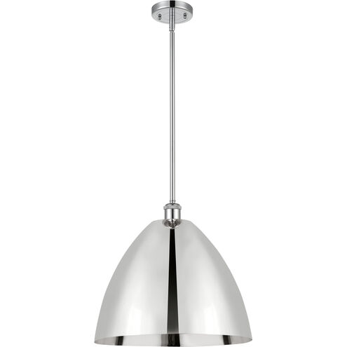 Ballston Dome LED 16 inch Polished Chrome Pendant Ceiling Light
