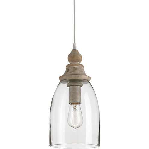 Anywhere 1 Light 7 inch Natural Pendant Ceiling Light