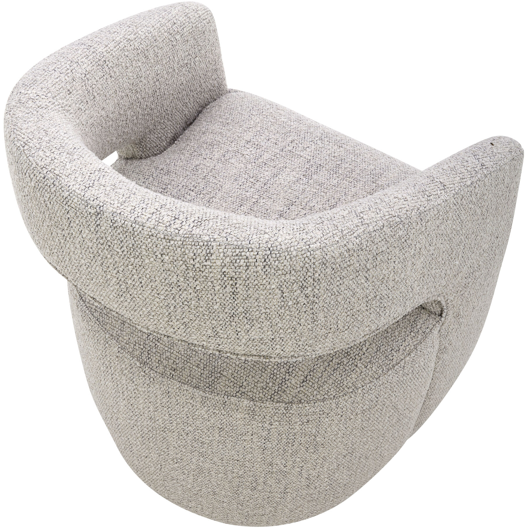 Barrow Grey Storm Dining Chair, Rolling