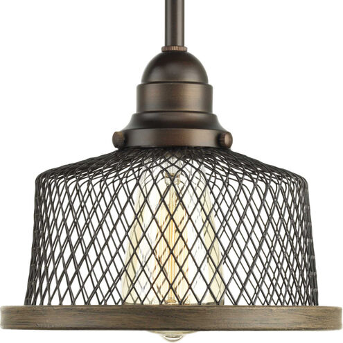 Tilley 1 Light 8 inch Antique Bronze Mini-Pendant Ceiling Light