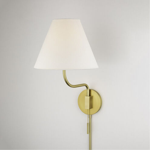 Patti 1 Light Aged Brass Wall Sconce Wall Light