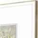 Strings of Lights Gray and Blue and Pink and Yellow Framed Art
