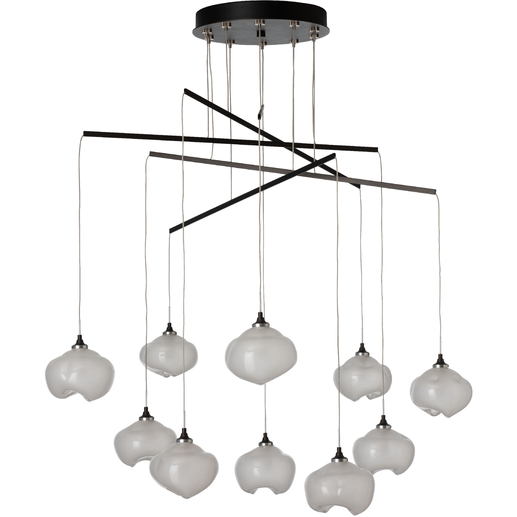 Ume 10 Light 38.7 inch Oil Rubbed Bronze Mobile Pendant Ceiling Light