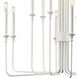 Edward 12 Light 36 inch Matte White Chandelier Ceiling Light