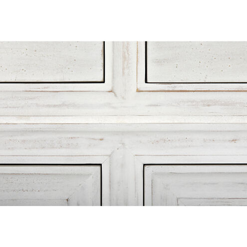 Conrad White Wash Dresser, 6 Drawer