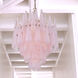 Ollie 16 Light 26.25 inch Aged Brass Chandelier Ceiling Light in Sand Glass Blush