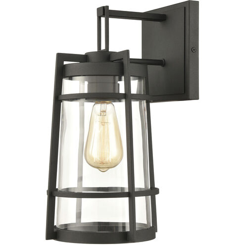 Crofton 1 Light 15 inch Charcoal Outdoor Wall Sconce