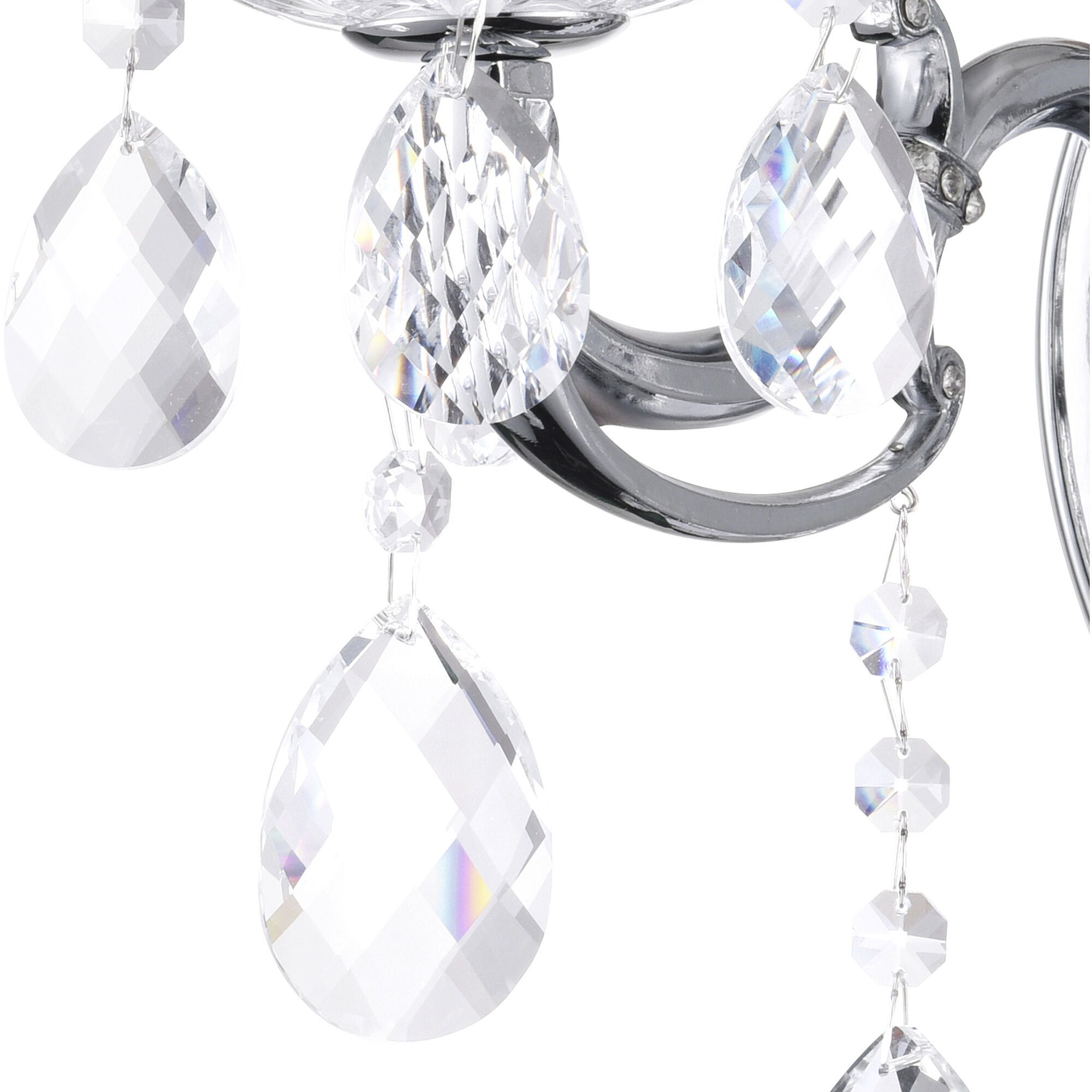 Flawless 2 Light 14 inch Chrome Wall Light