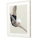 Dive / Plunge Blue and Beige and Brown and Neutral Framed Art