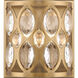 Dealey 2 Light 8.5 inch Heirloom Brass Wall Sconce Wall Light