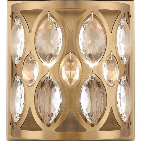 Dealey 2 Light 8.5 inch Heirloom Brass Wall Sconce Wall Light