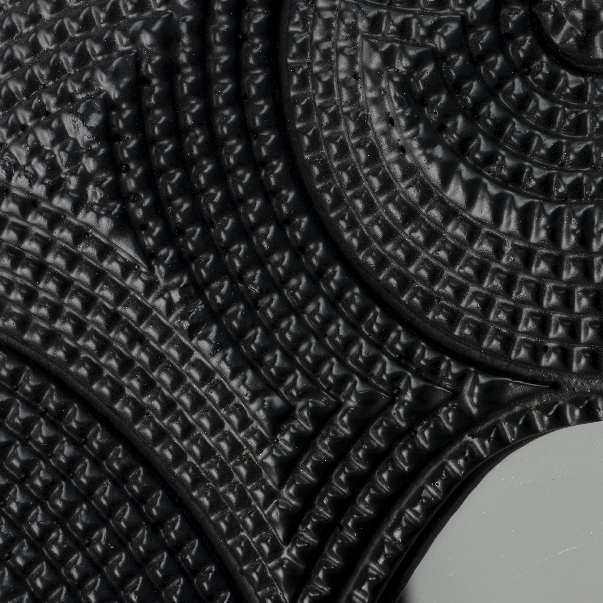 Baroque 36 X 28.5 inch Satin Black Mirror