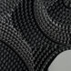 Baroque 36 X 28.5 inch Satin Black Mirror