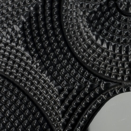 Baroque 36 X 28.5 inch Satin Black Mirror