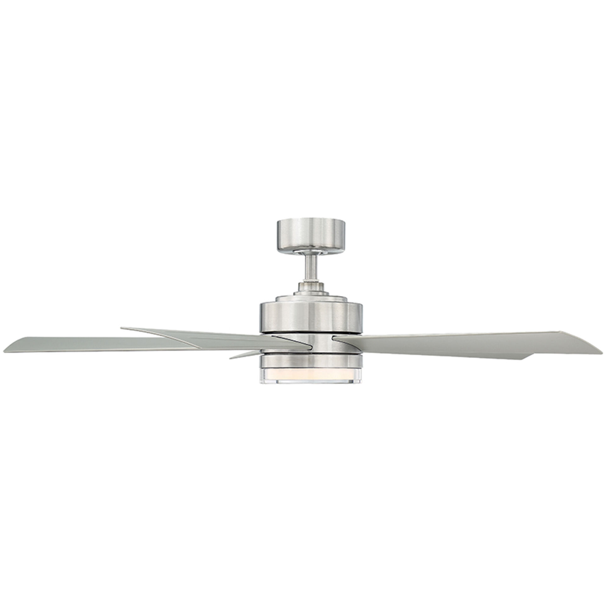 Wynd 52 inch Stainless Steel Downrod Ceiling Fan in 3500K
