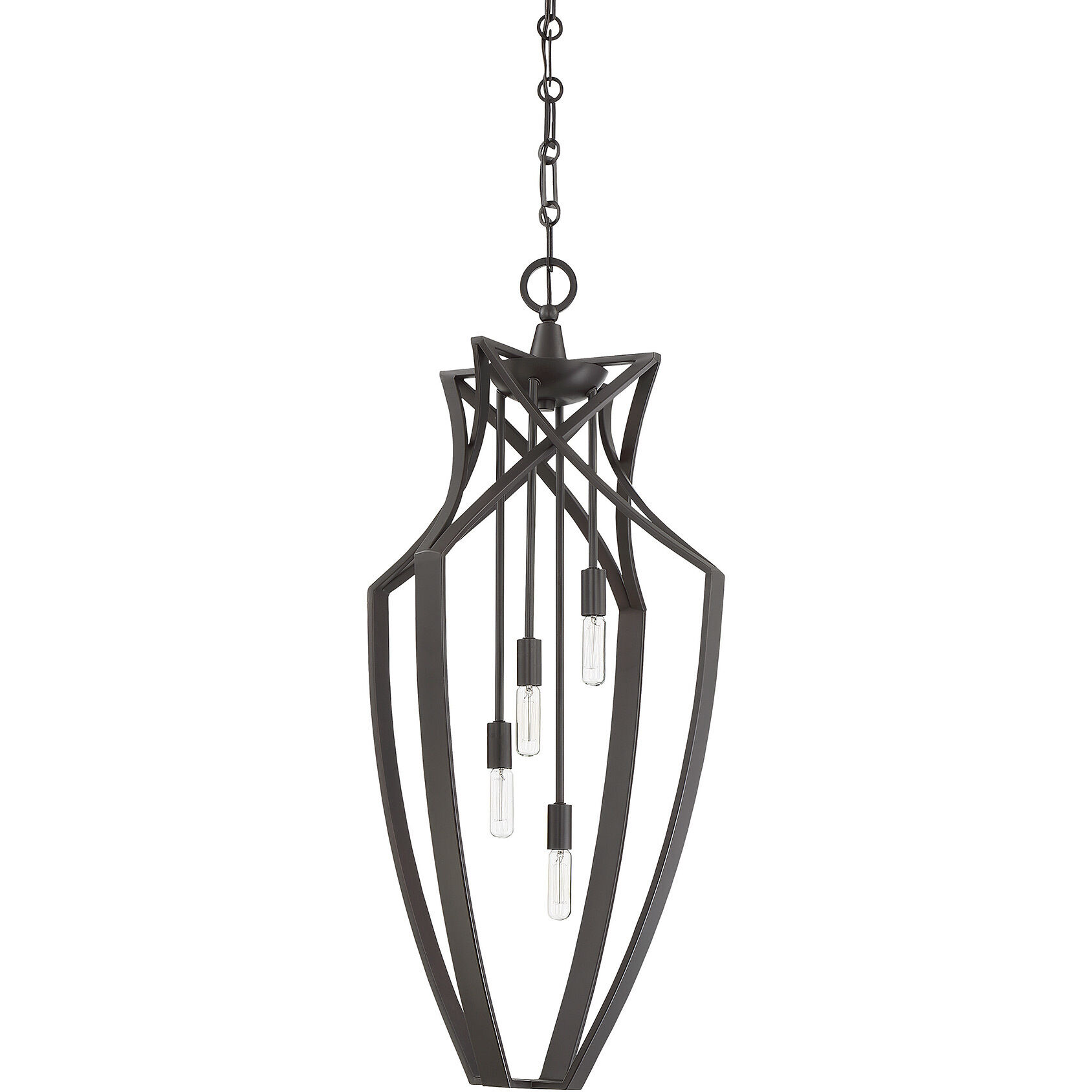 Windsung 4 Light 16 inch English Bronze Pendant Ceiling Light