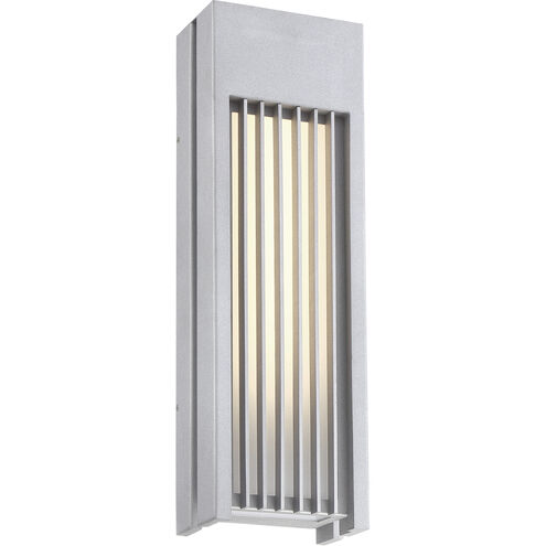 Midrise LED 22 inch Sand Silver Outdoor Wall Sconce