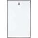 Hanging 44 X 28 inch Polished Nickel Mirror, Rectangle