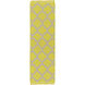 Lagoon 96 X 30 inch Lime, Light Gray Rug