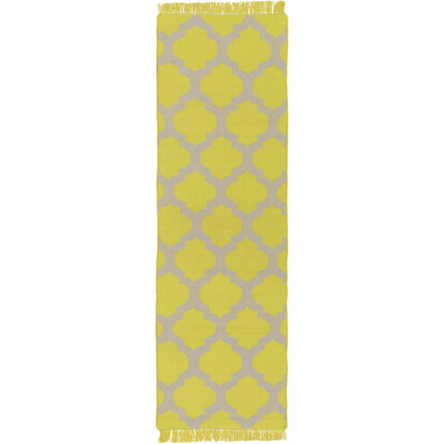 Lagoon 96 X 30 inch Lime, Light Gray Rug