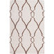Fallon 36 X 24 inch Beige, Dark Brown Rug